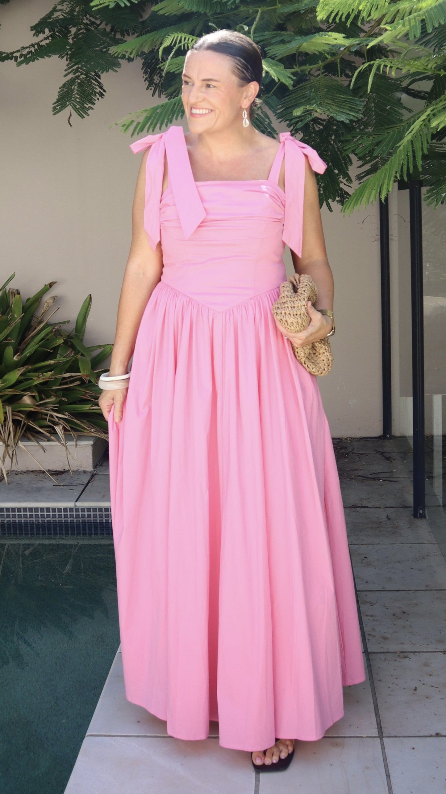 Haisley Pink Maxi Dress