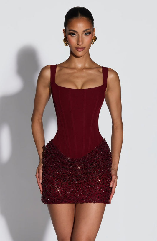SUZY SCULPT MINI DRESS