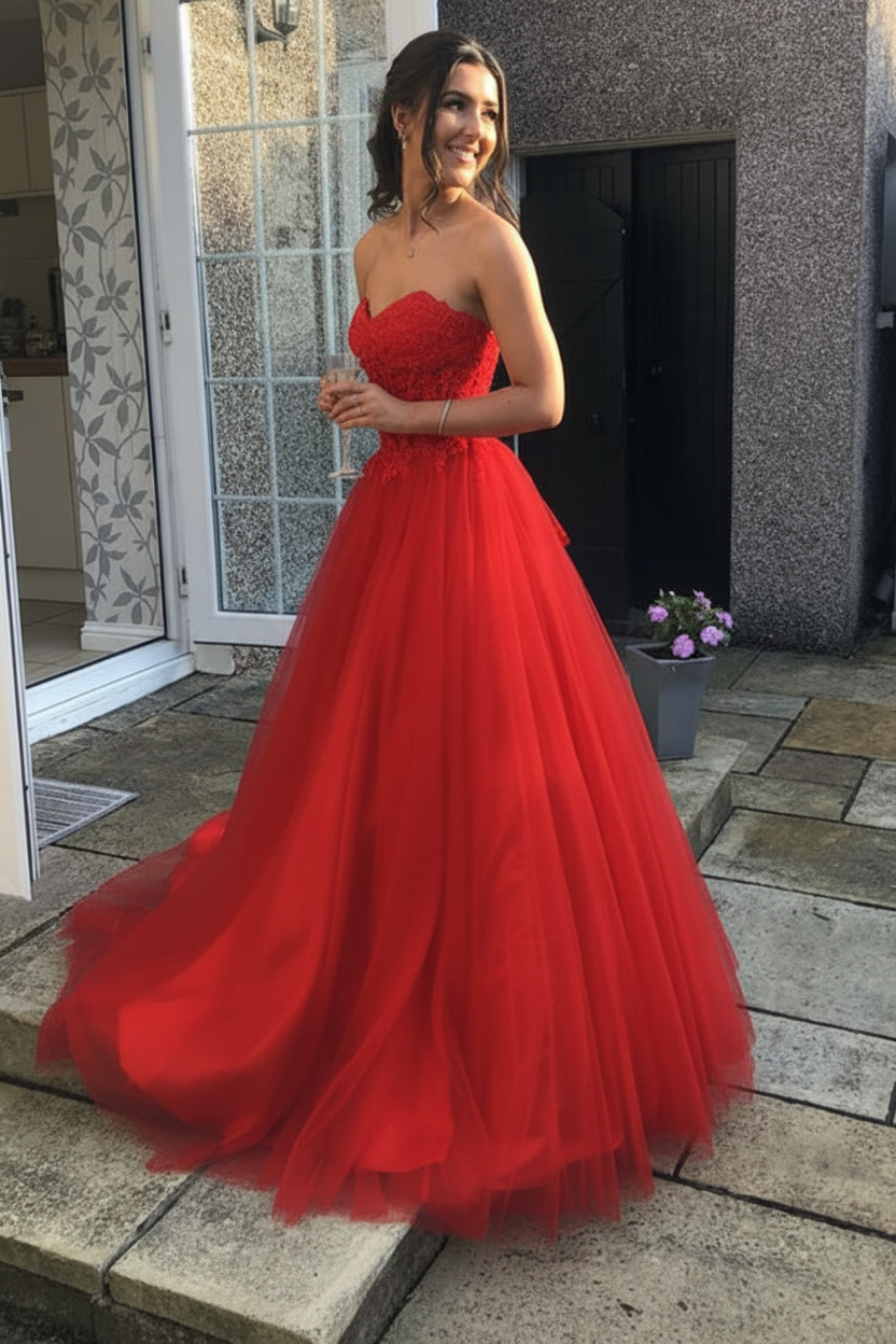 Valentina Lace A-Line Gown