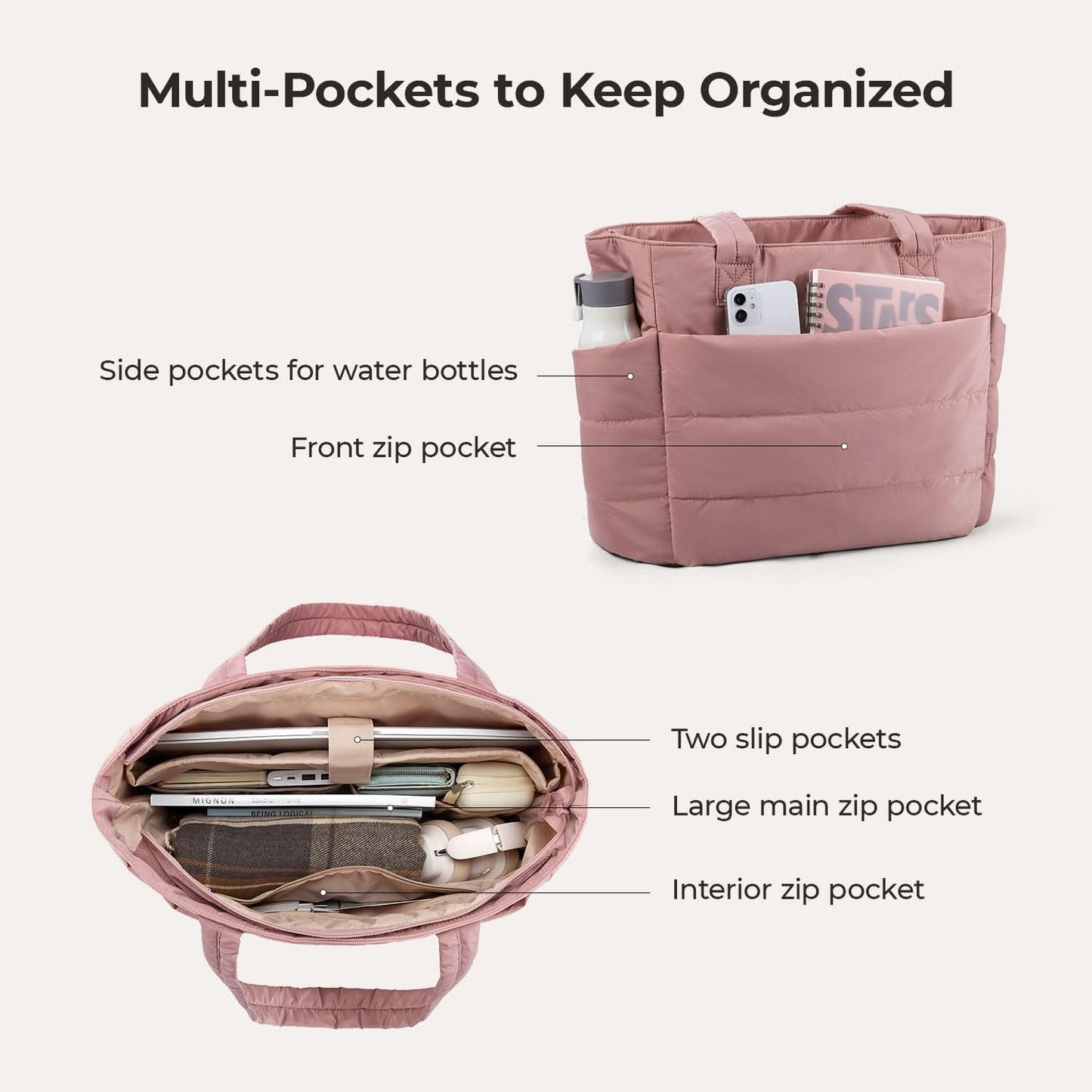 Avy City Tote – Fits 15.6" Laptop
