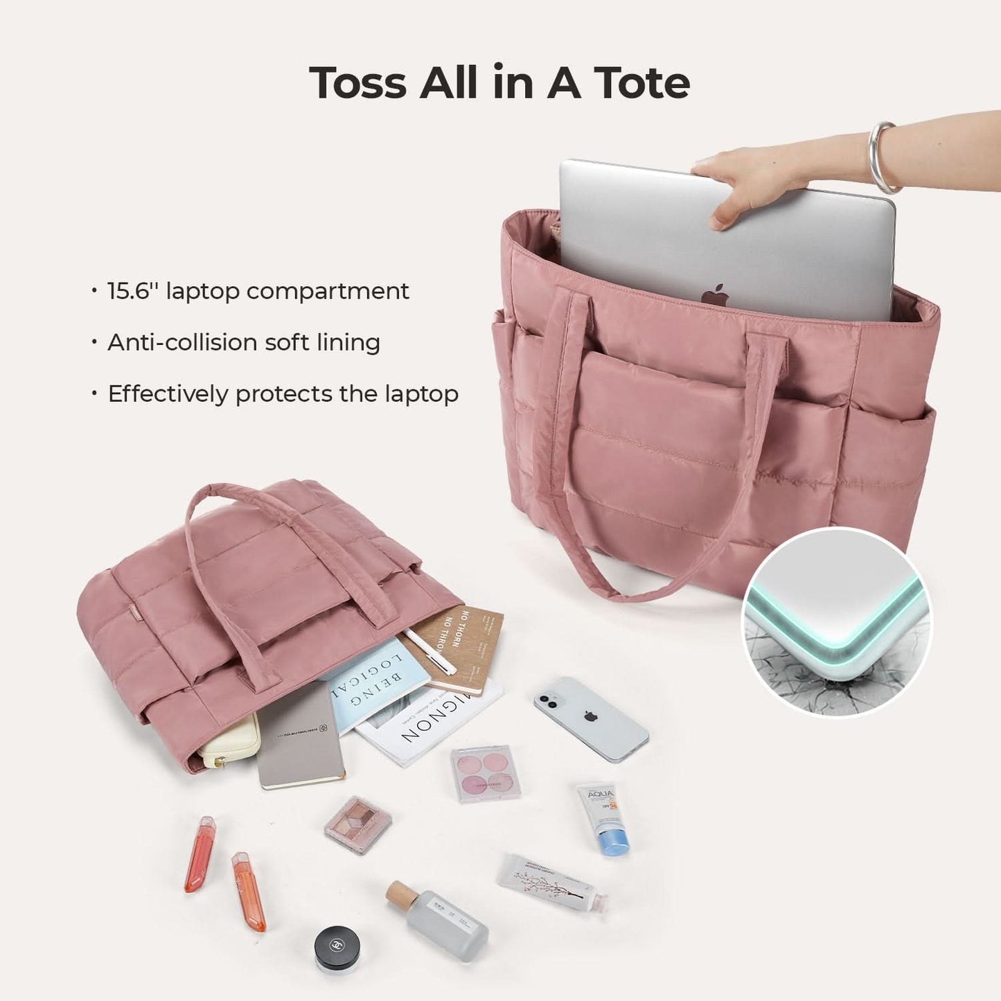 Avy City Tote – Fits 15.6" Laptop