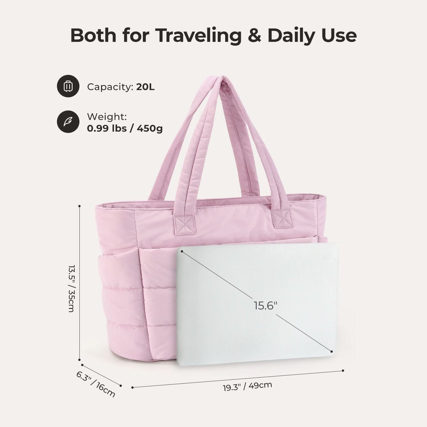 Avy City Tote – Fits 15.6" Laptop