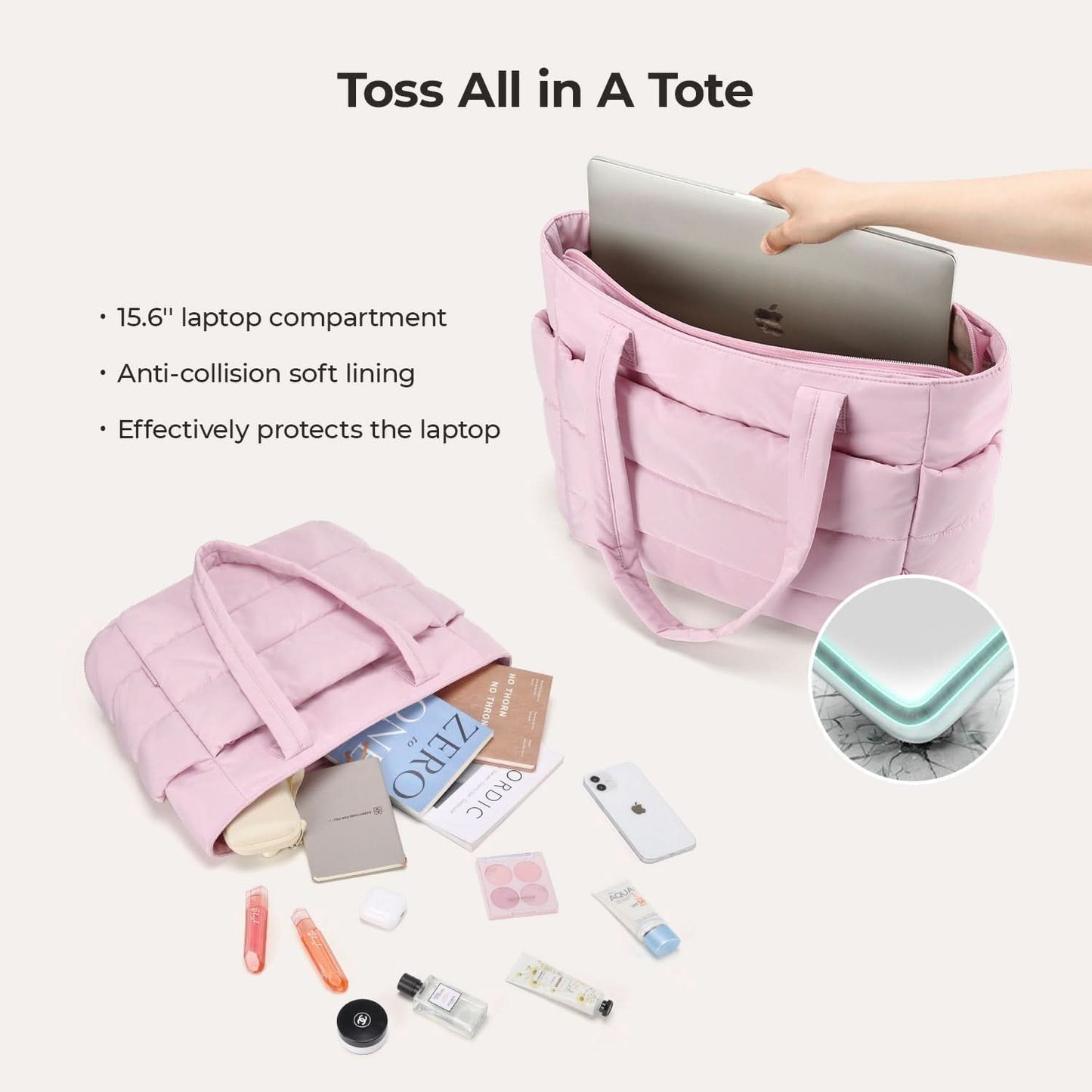 Avy City Tote – Fits 15.6" Laptop