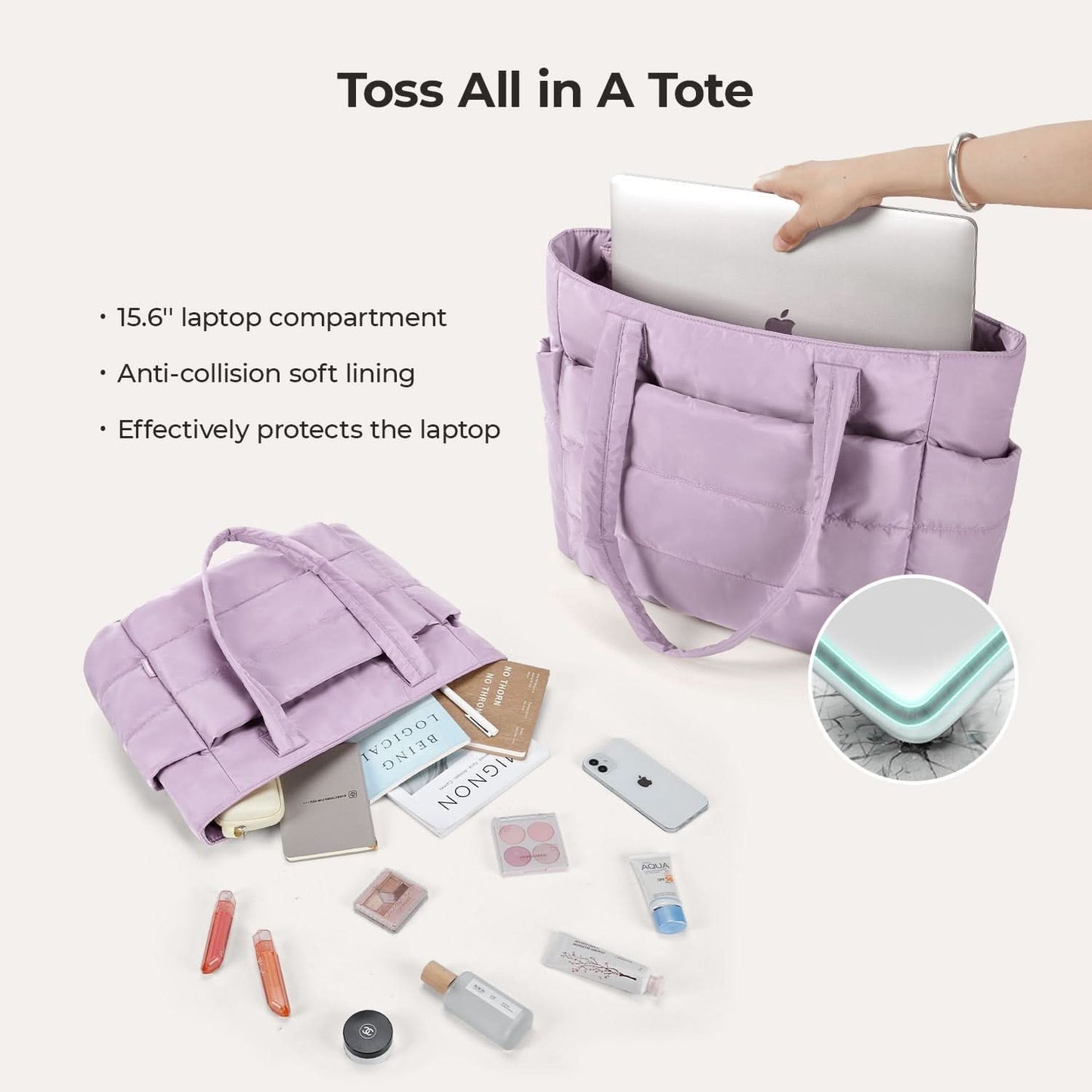Avy City Tote – Fits 15.6" Laptop