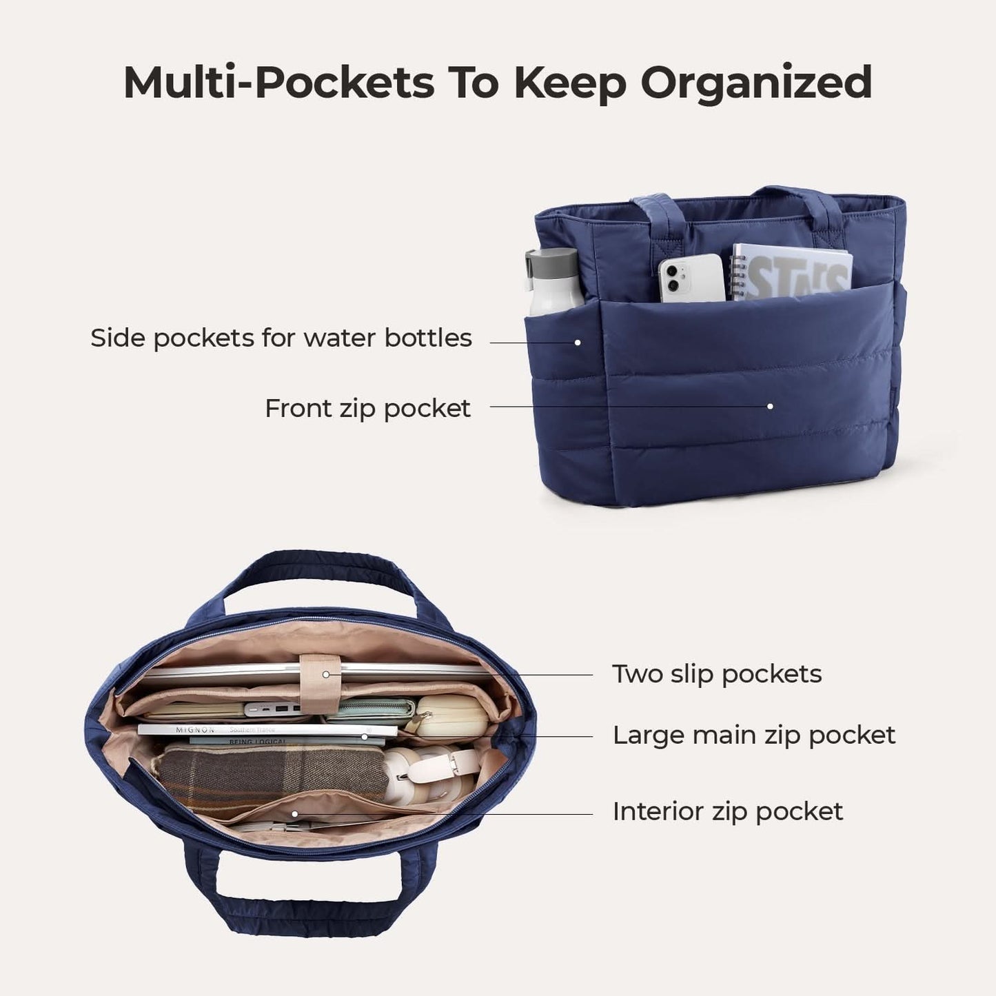 Avy City Tote – Fits 15.6" Laptop