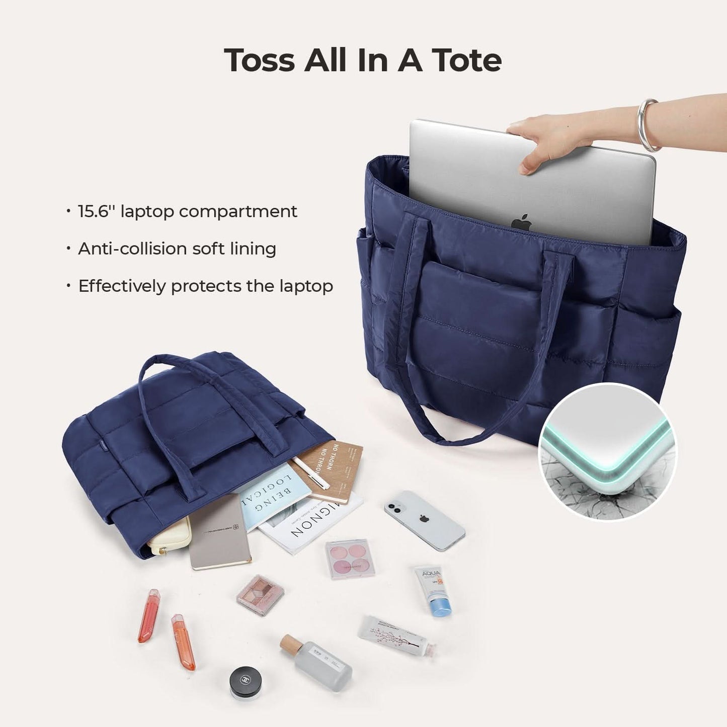 Avy City Tote – Fits 15.6" Laptop