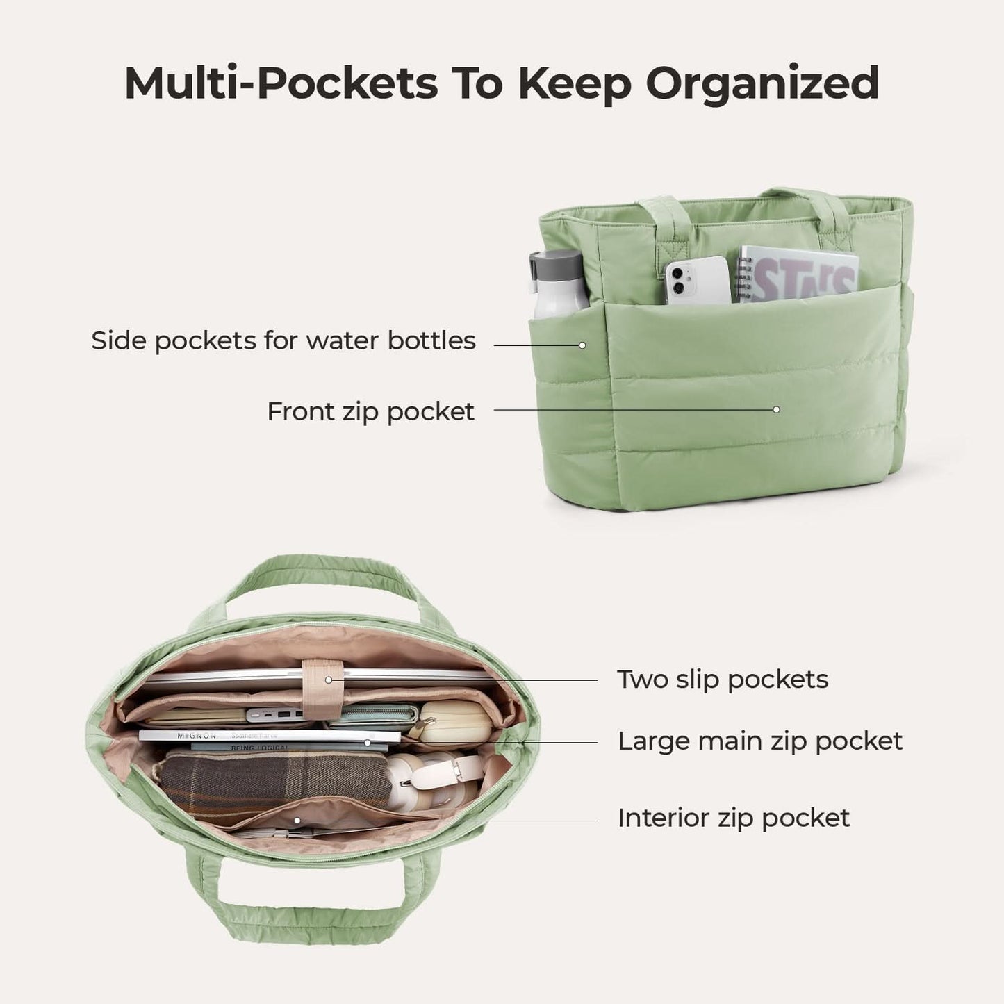 Avy City Tote – Fits 15.6" Laptop
