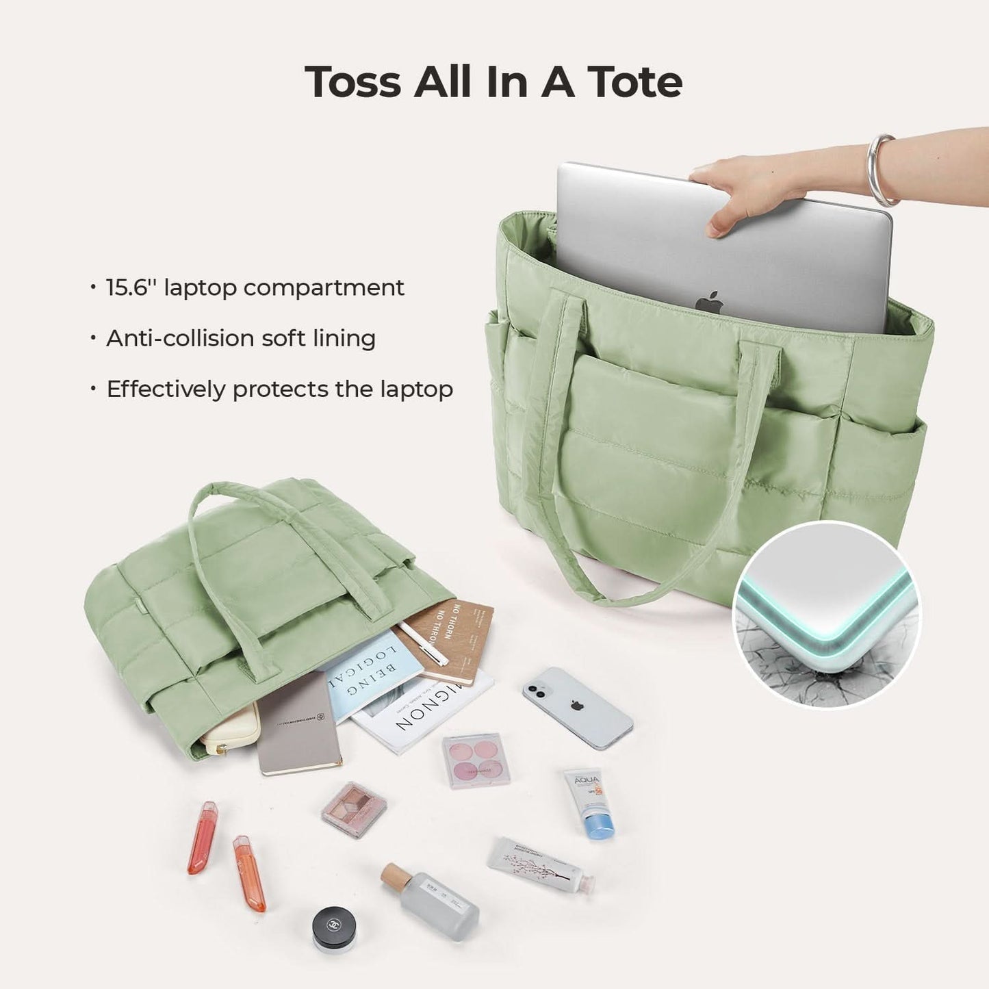 Avy City Tote – Fits 15.6" Laptop