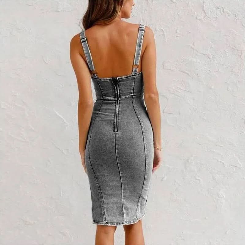 Cami Adjustable Denim Dress