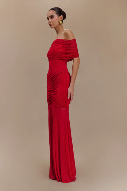 Caspian Off Shoulder Maxi Dress