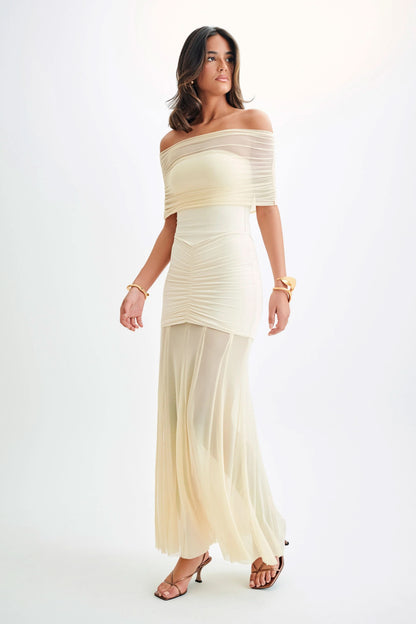 Caspian Off Shoulder Maxi Dress