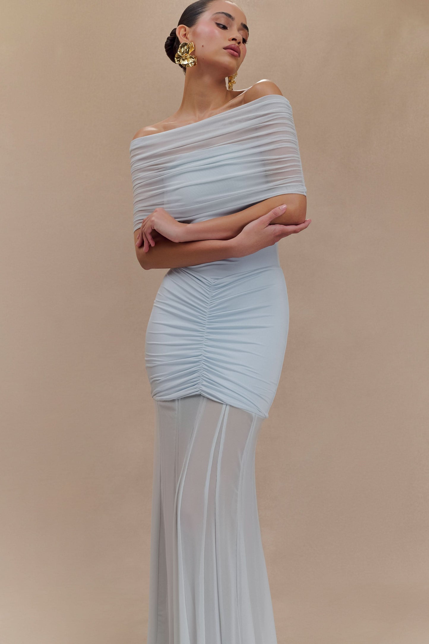 Caspian Off Shoulder Maxi Dress