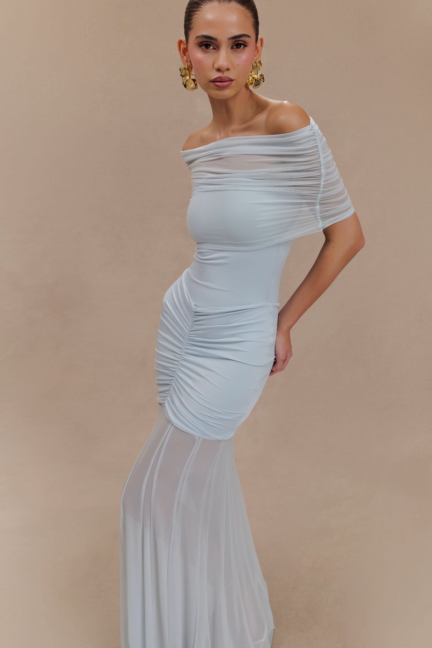 Caspian Off Shoulder Maxi Dress