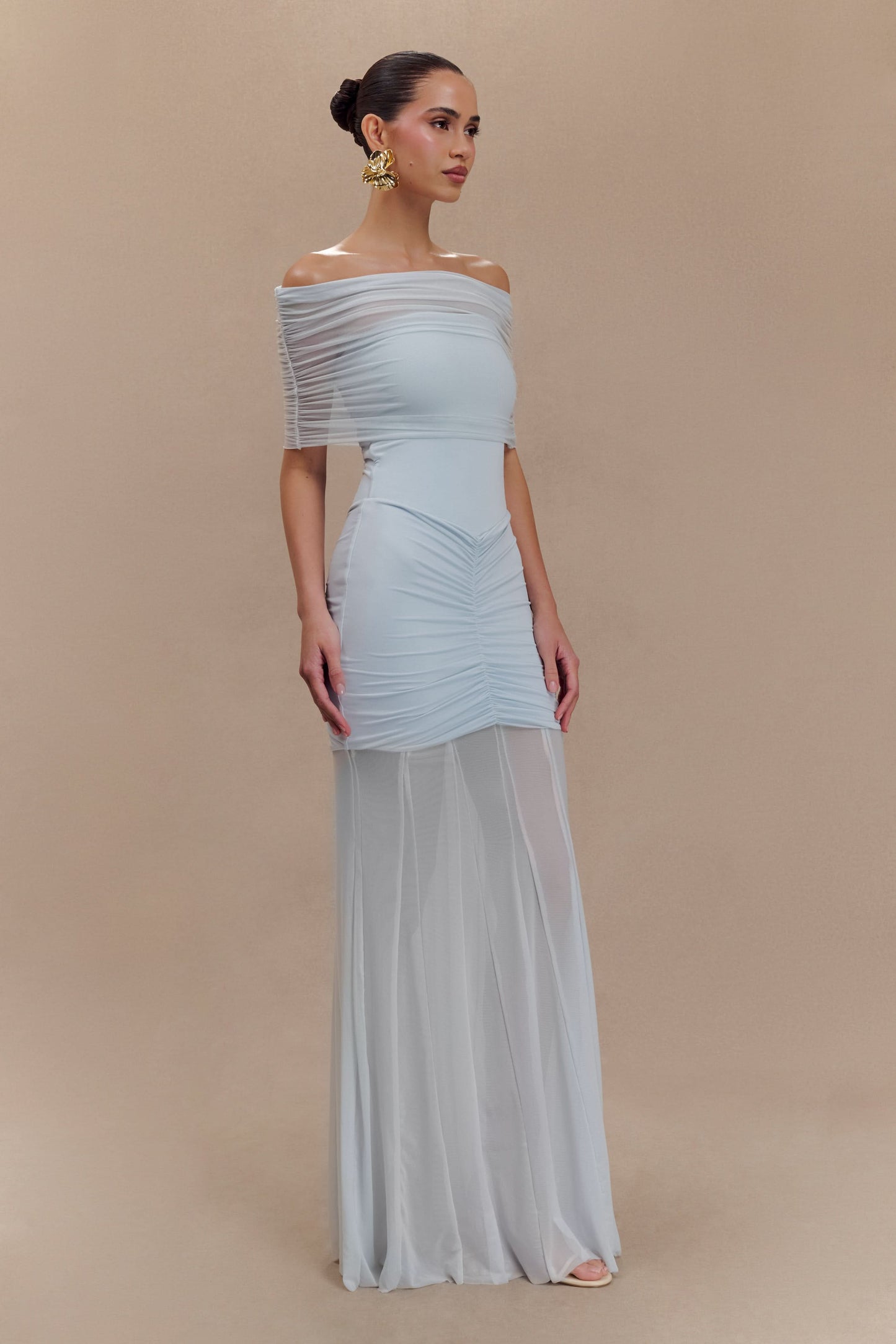 Caspian Off Shoulder Maxi Dress