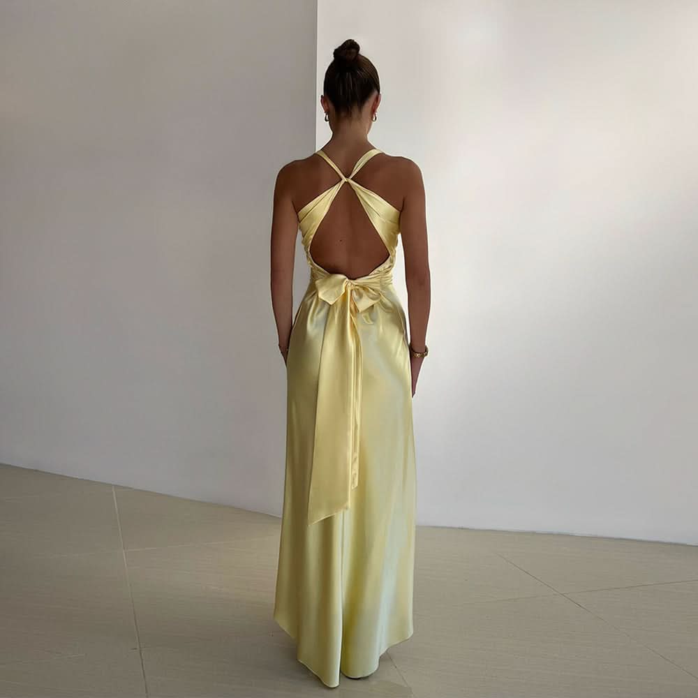 Celeste Bow Maxi Dress
