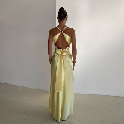 Celeste Bow Maxi Dress