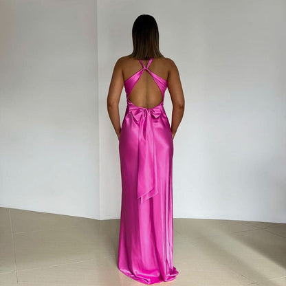 Celeste Bow Maxi Dress