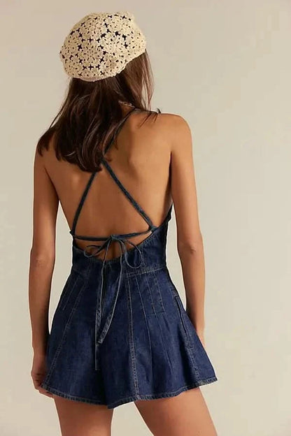 Dazed Denim Romper