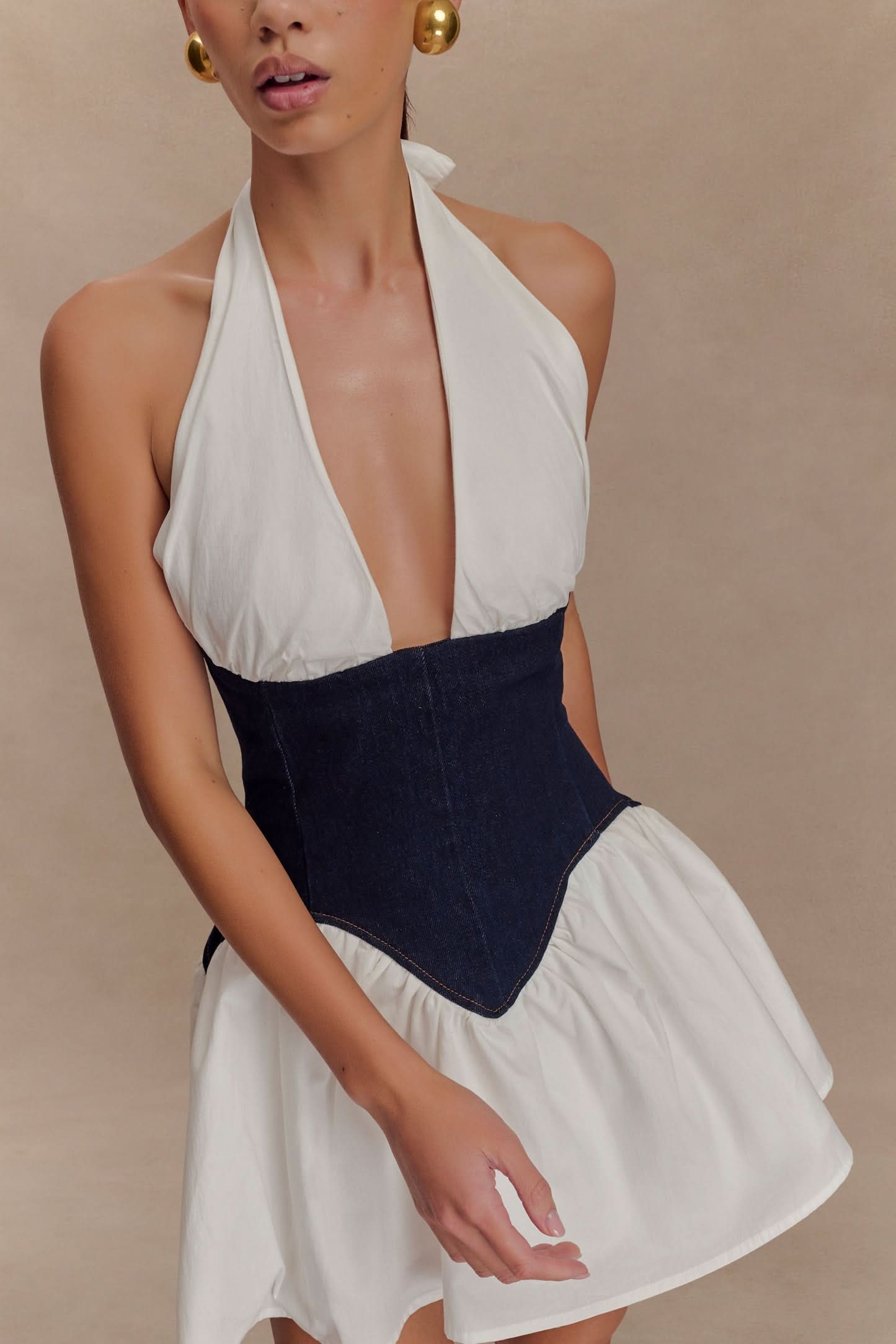 Denise Halter Mini Dress