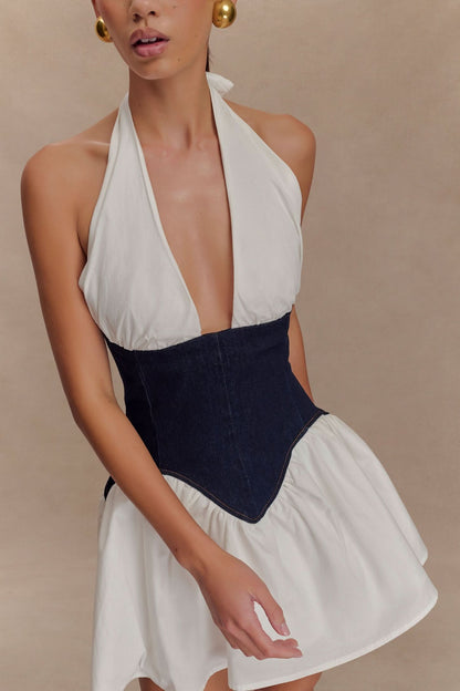 Denise Halter Mini Dress