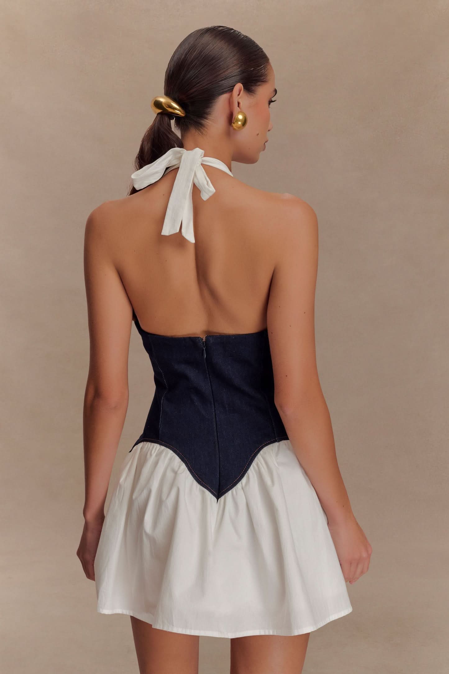 Denise Halter Mini Dress