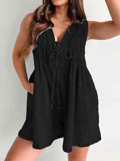 Dixie Denim Romper