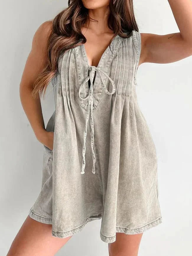 Dixie Denim Romper