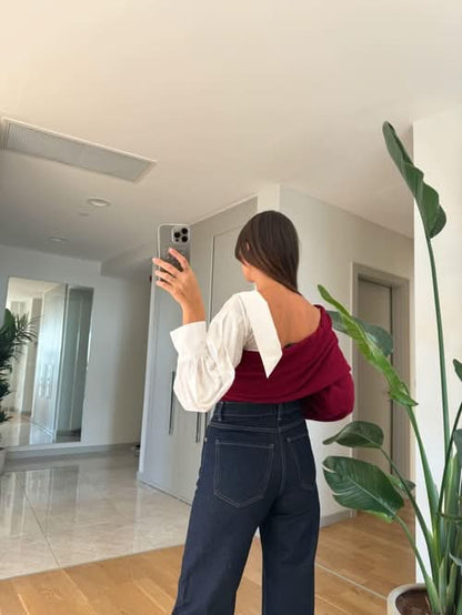 Elisa 2-Tone Sweater