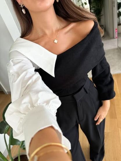 Elisa 2-Tone Sweater
