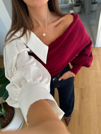 Elisa 2-Tone Sweater