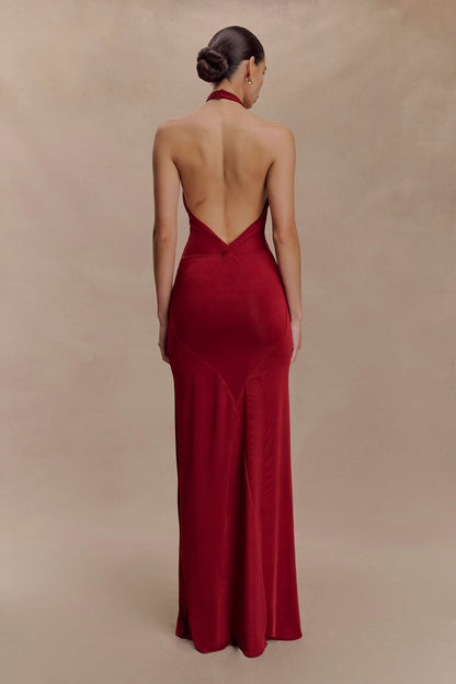 Elyna Halter Maxi Dress