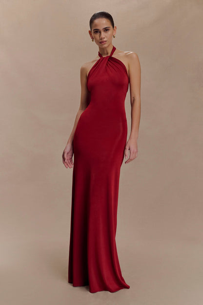 Elyna Halter Maxi Dress