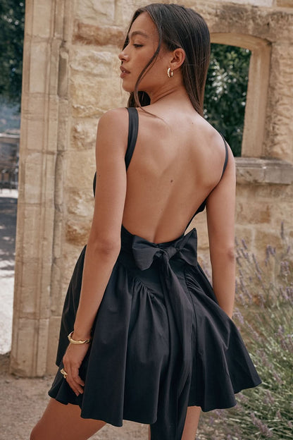 Florenne Bow Mini Dress