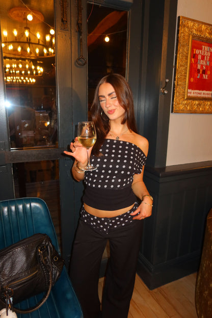 Kimmie Polka Dot Top