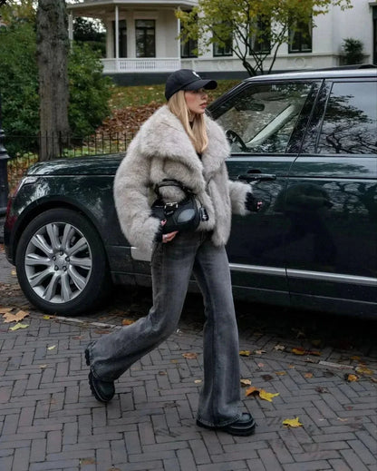 Lacey Fur Coat