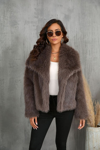 Lacey Fur Coat