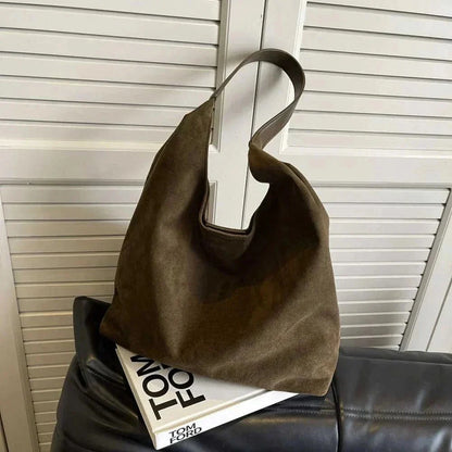 Lacy Suede Tote Bag