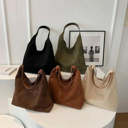 Lacy Suede Tote Bag