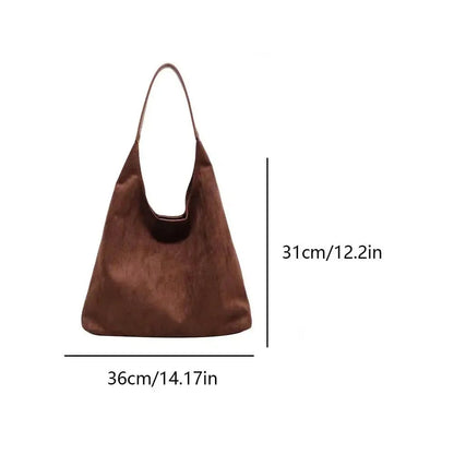 Lacy Suede Tote Bag