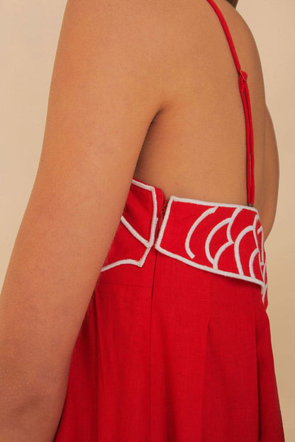 Lena Fish Maxi Dress