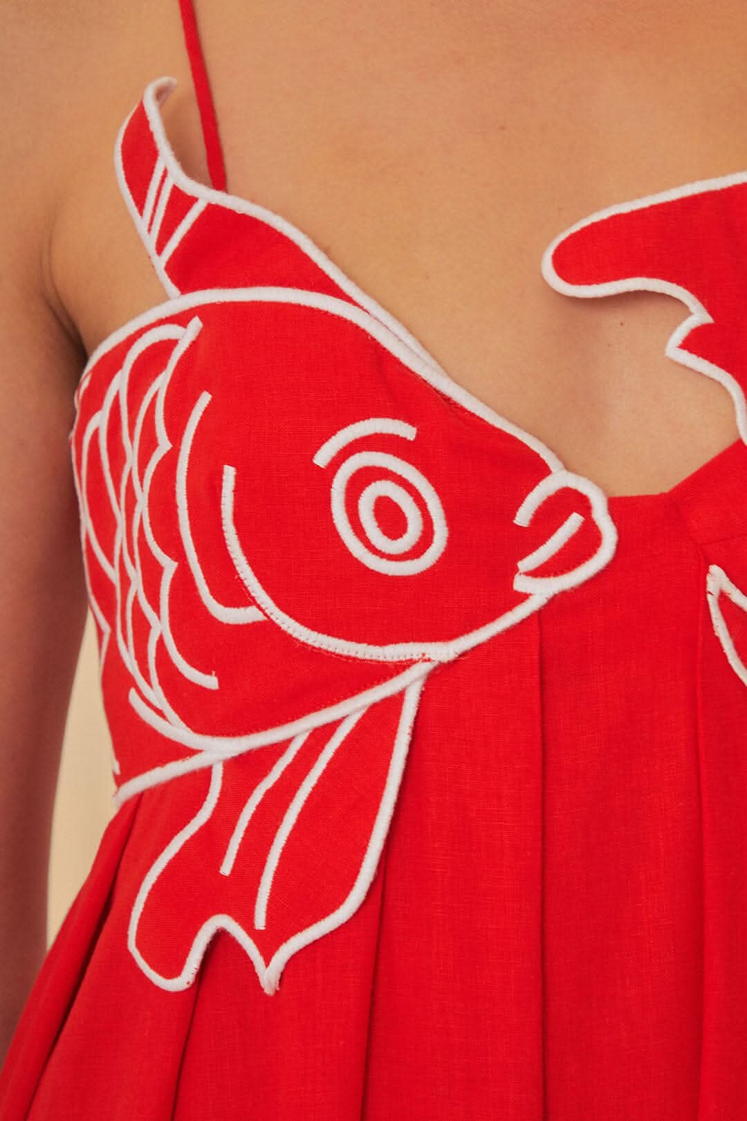 Lena Fish Maxi Dress