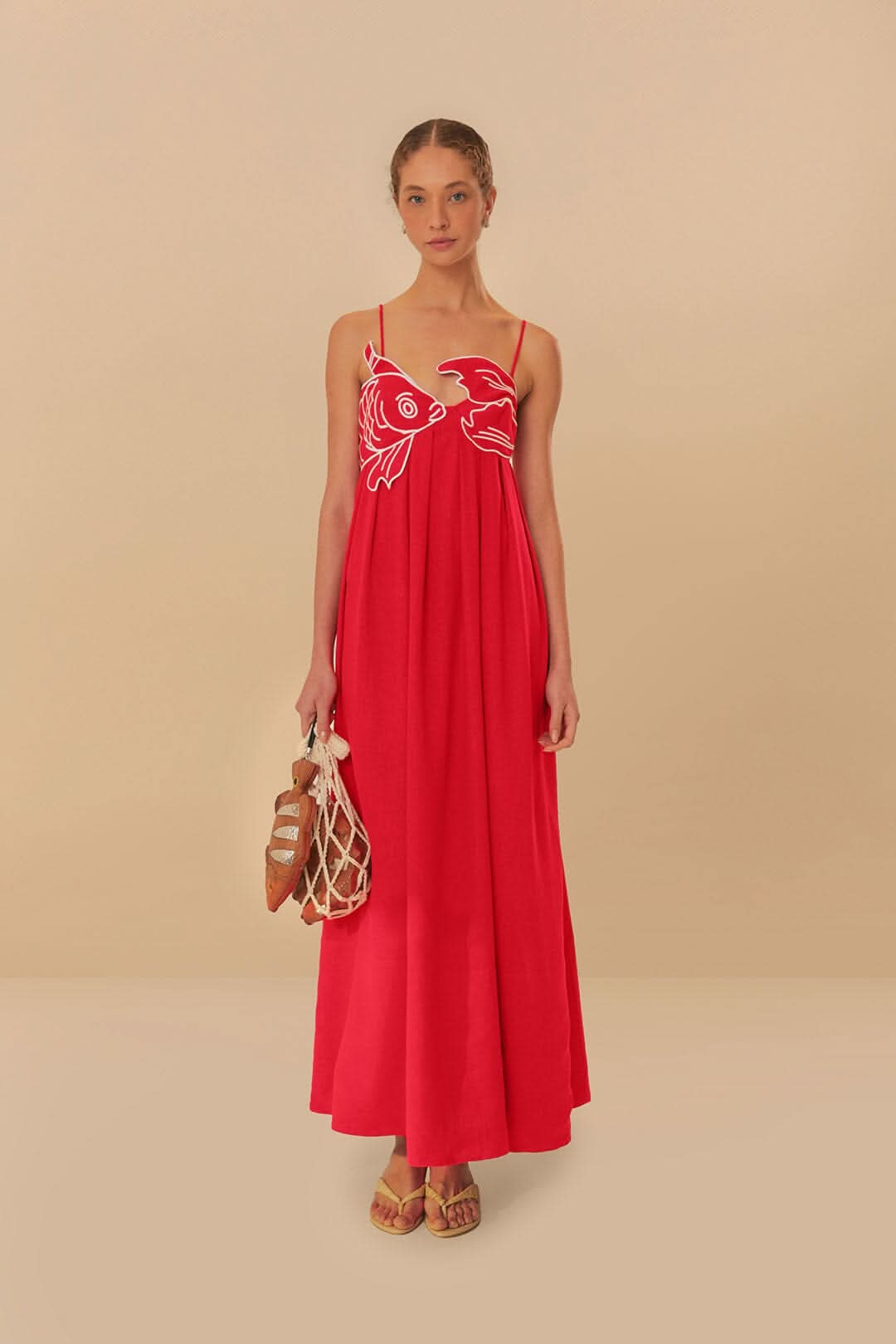 Lena Fish Maxi Dress