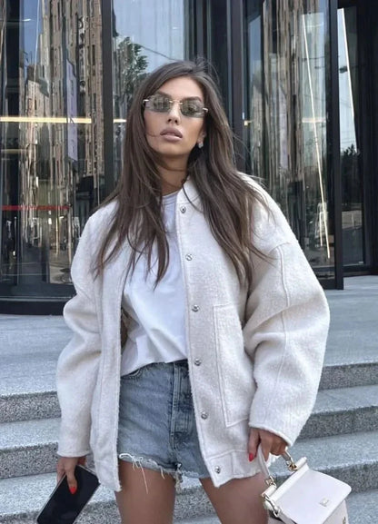 Lena Oversized Bomberjack