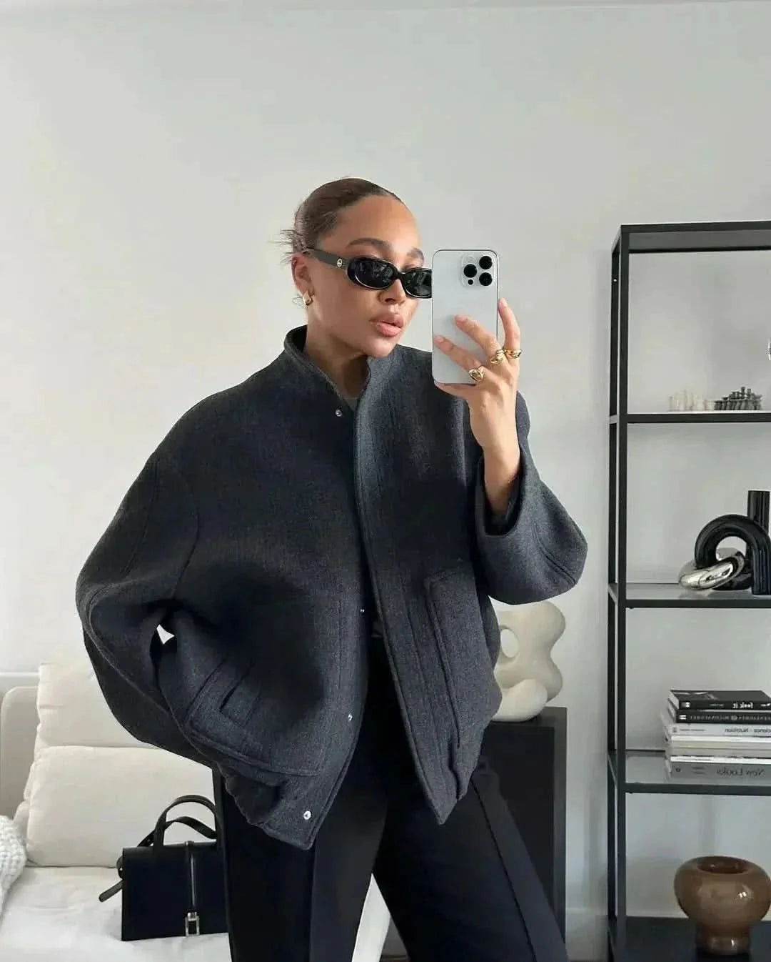 Lena Oversized Bomberjack