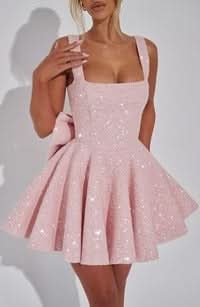 Lucia Mini Bow Dress