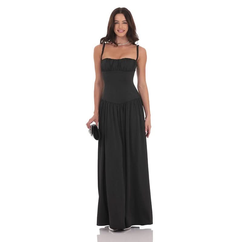 Lucy Satin Maxi Dress