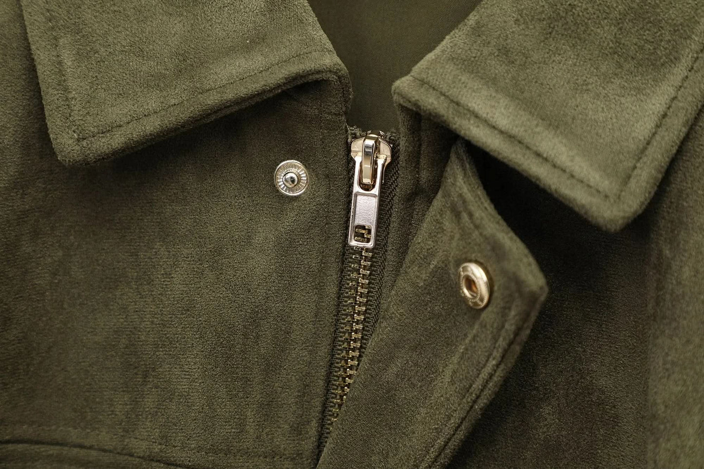Mara Elegant Suede Loose Jacket
