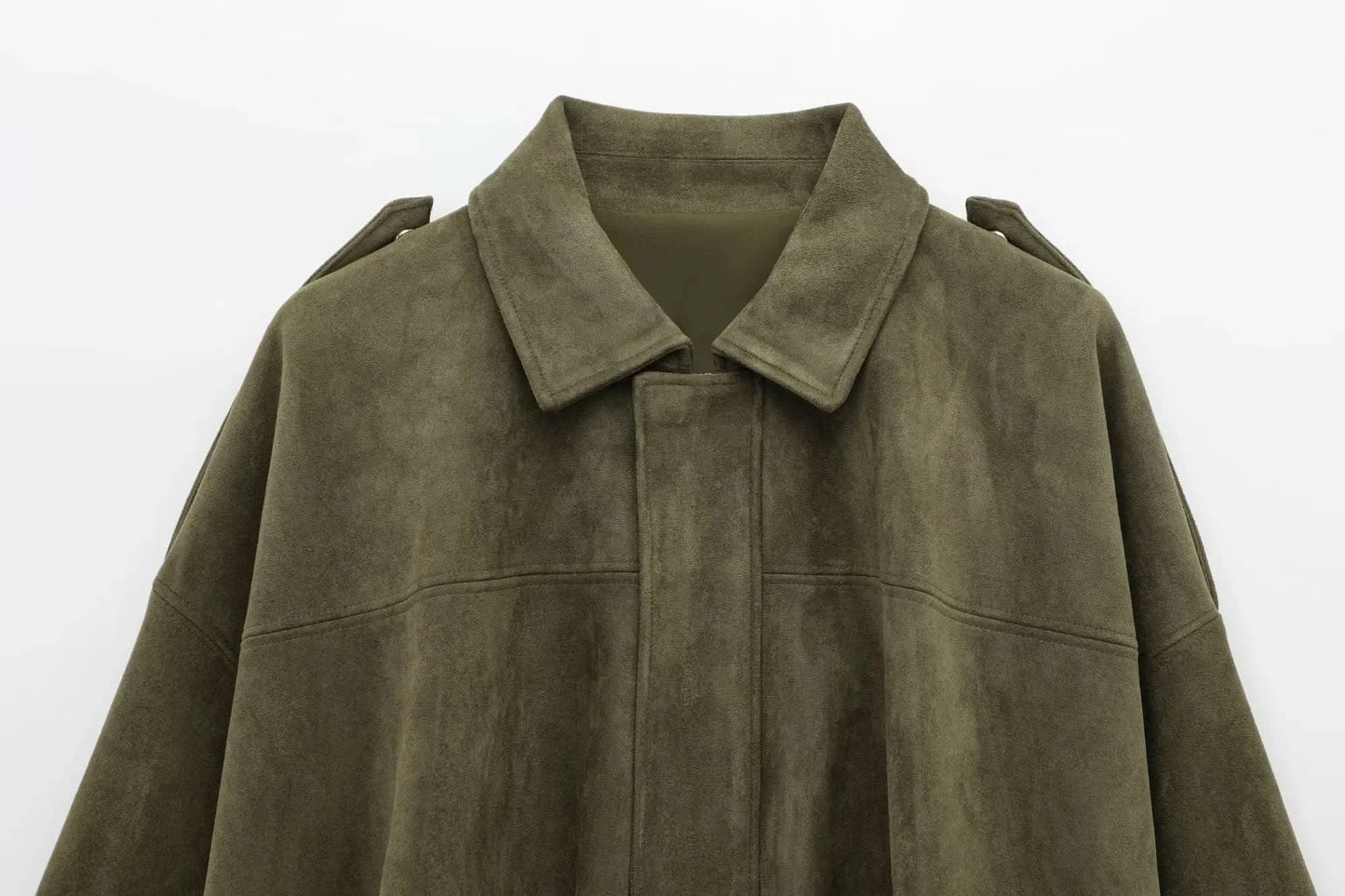 Mara Elegant Suede Loose Jacket