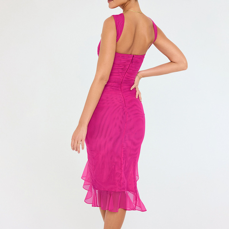 Meeda Ruffle Midi Dress