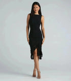 Meeda Ruffle Midi Dress